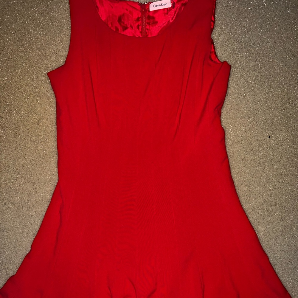 Calvin Klein Red Dress